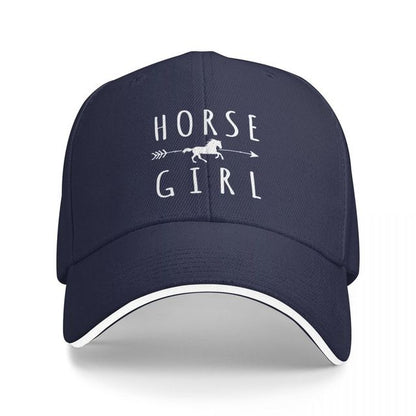 Horse Girl Riders Racer Cap