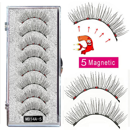 MBA 5 Magnetic Eyelashes Curler Set