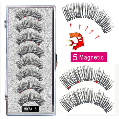 MBA 5 Magnetic Eyelashes Curler Set