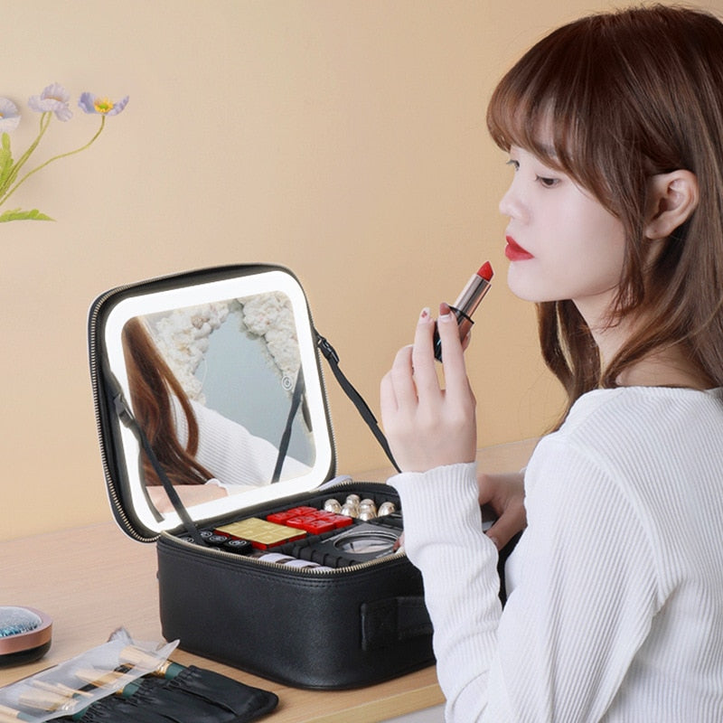 Smart LED Cosmetic Bag