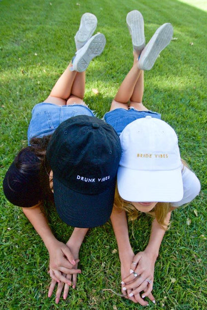 Bride Vibes | Drunk Vibes | Party Vibes - Bachelorette party dad hats